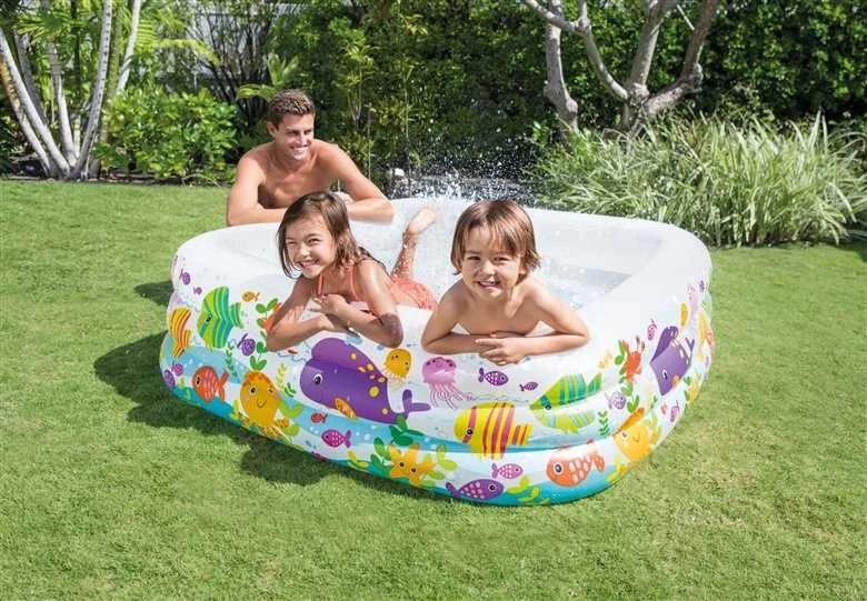 Intex Sea Aquarium Pool 159x159x50 cm, Age 3+