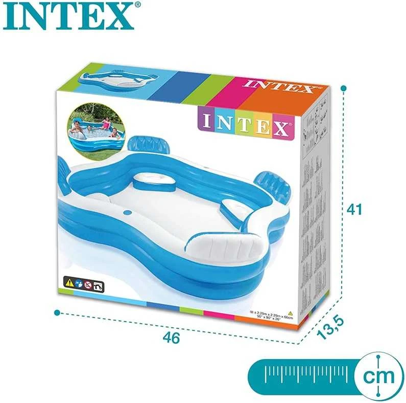 Intex Pripučiamas baseinas Swim Center Family Lounge, 56475NP