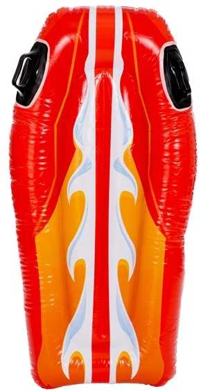 Intex Inflatable Swimming Board Joy Riders Raudona/Baltas , Geltona/Baltas, Age 6+, 112 x 62 cm