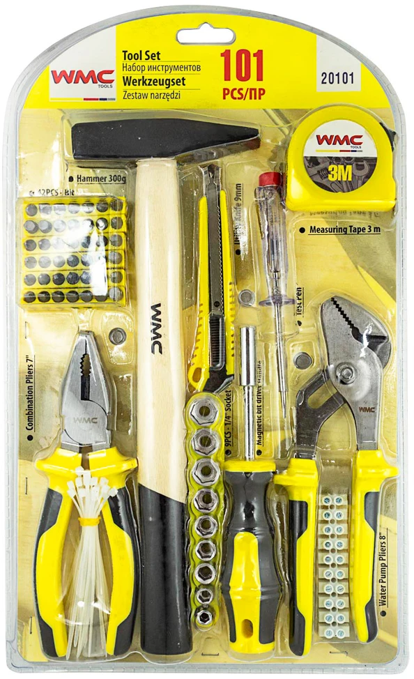Įrankių rinkinys WMC TOOLS 20101 101 vnt.