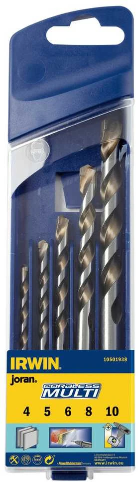 Grąžtas Stanley Universalių grąžtų komplektas Irwin CORDLESS; 4-10 mm