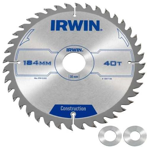 Irwin Pjov. diskas 184x30(20,16)x40T 2,5 mm ATB