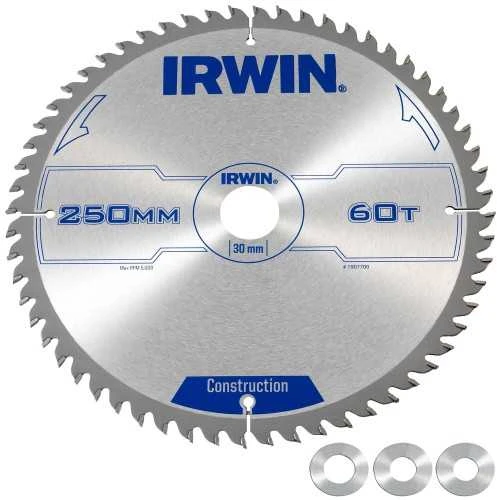 Pjovimo diskas medienai Irwin; 250x3x30,0 mm; Z60