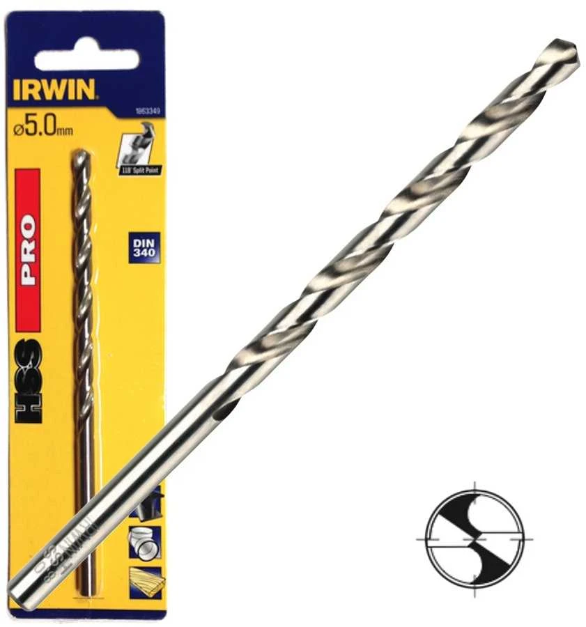Grąžtas Irwin Gr. met. DIN340 6,0 x 95/140 mm, 1 vnt.