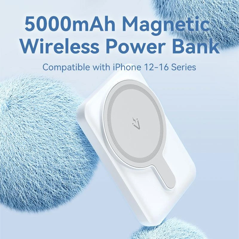 Vention FHSL0 20W magnetinis 5000mAh maitinimo blokas (mėlynas)