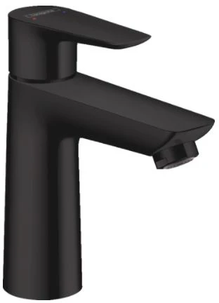 Izlietņu jaucējkrāns Hansgrohe Talis E110, melna krās.
