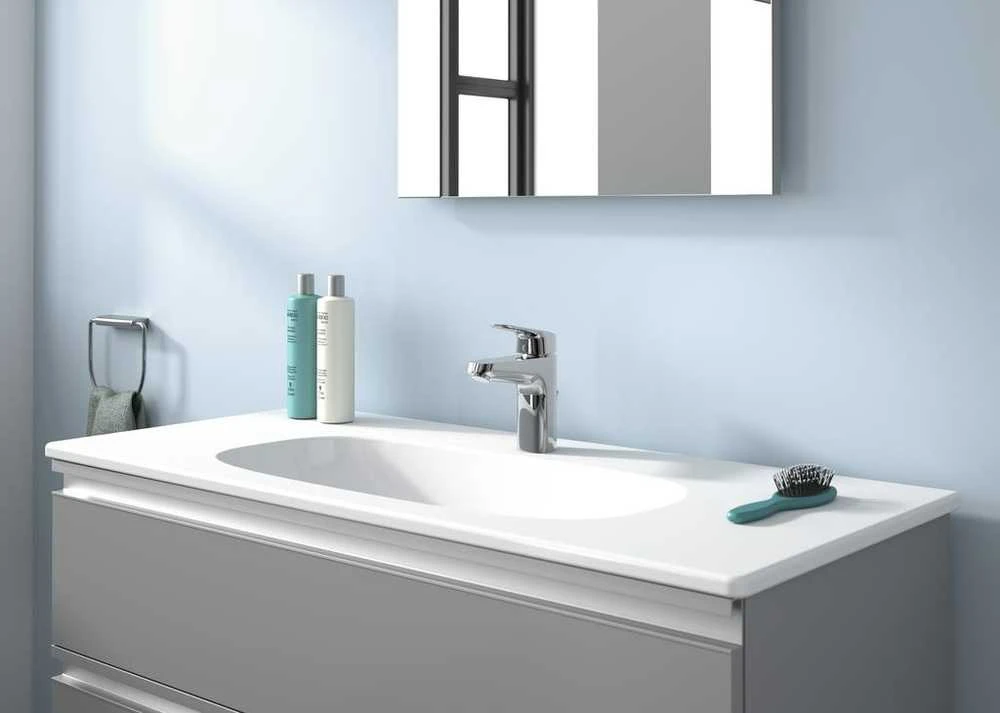 Ideal Standard „Ceraflex Grande“ kriauklės maišytuvas su iššokančiu dangčiu, chromuotas
