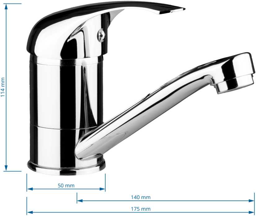 Thema Lux Maišytuvas praustuvui Sourcing BASIN TAP L-18610