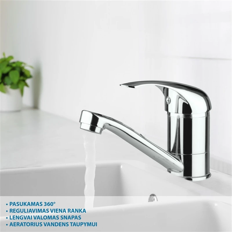 Thema Lux Maišytuvas praustuvui Sourcing BASIN TAP L-18610
