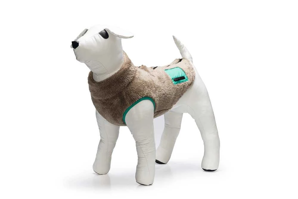 Beeztees Teddy šuns paltas, taupe, 28 cm