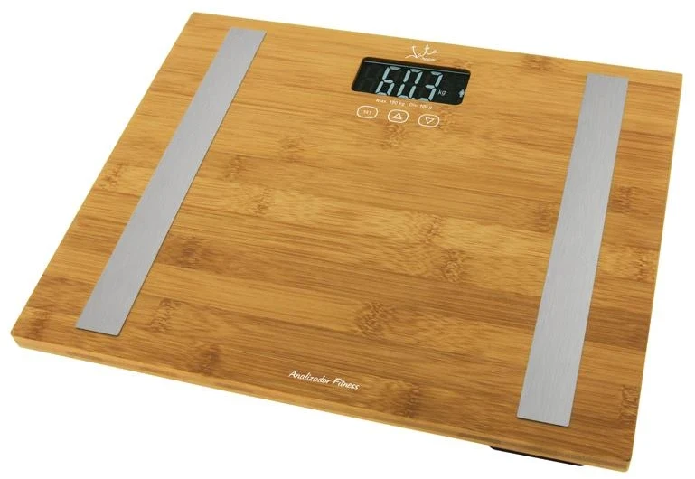 Bambukinės kūno sudėties svarstyklės Jata Bamboo, 180 kg