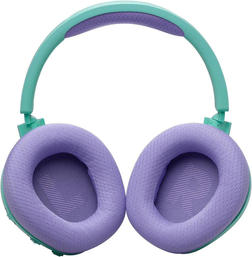 Belaidės ausinės JBL Quantum 360, melsvos/violetinės spalvos