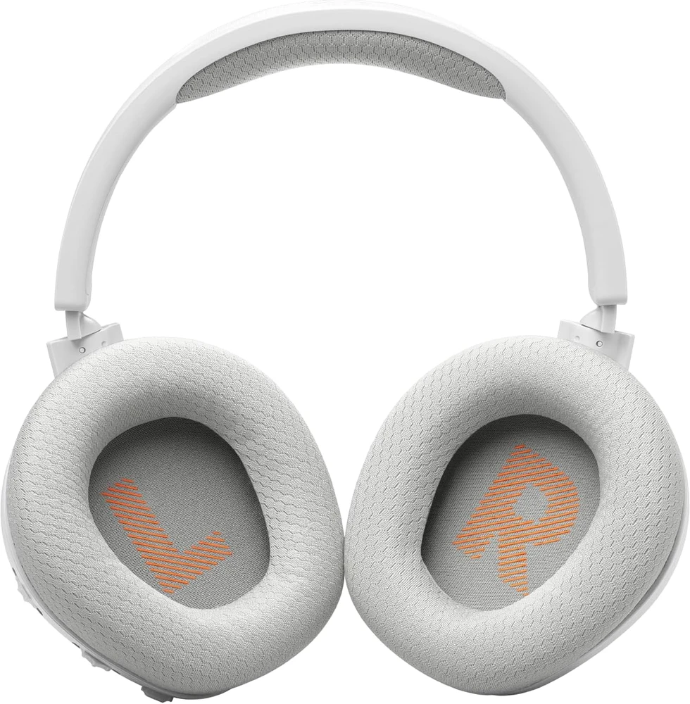 Belaidės ausinės JBL Quantum 360, baltos spalvos