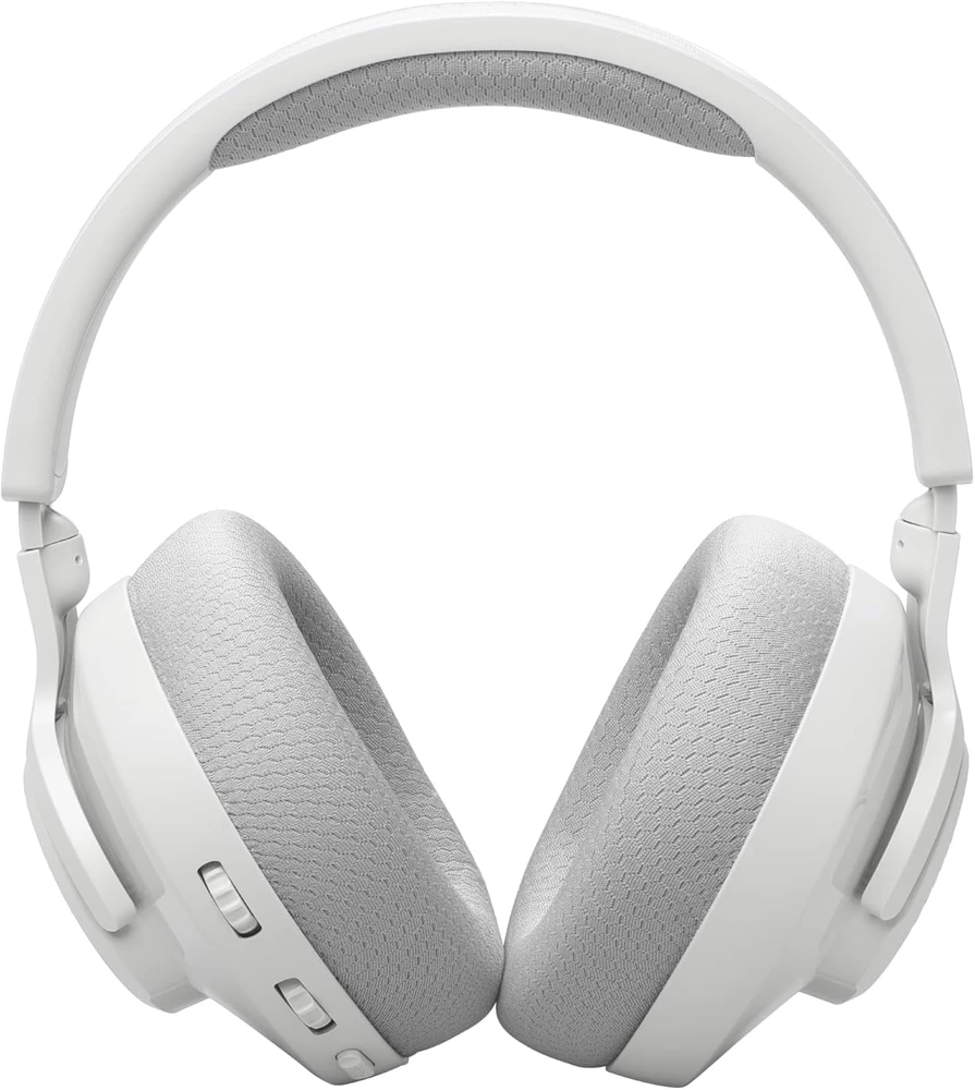 Belaidės ausinės JBL Quantum 360, baltos spalvos