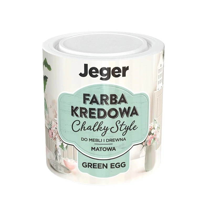 Jeger DAŽAI BALDAMS CHALK PAINT Žalias EGG 0.5L