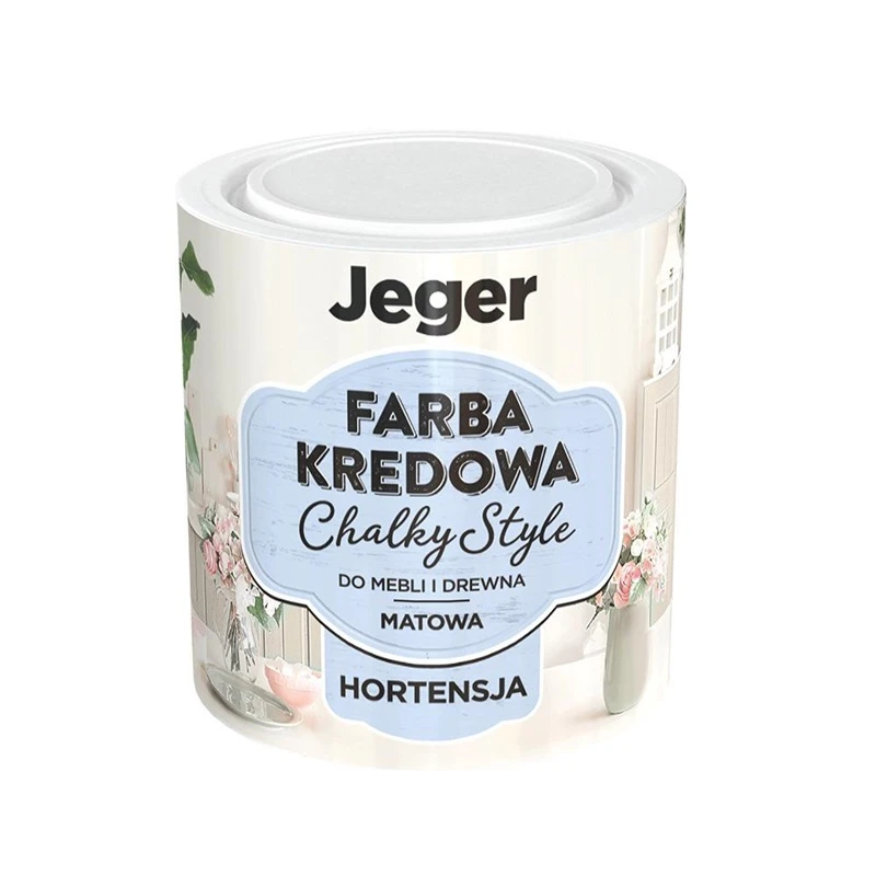 Jeger KRĀSA MĒBEĻU CHALK PAINT HYDRANGEA 0.5L