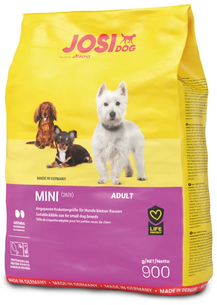 Sausas šunų maistas JosiDog, paukštiena, 0.9kg