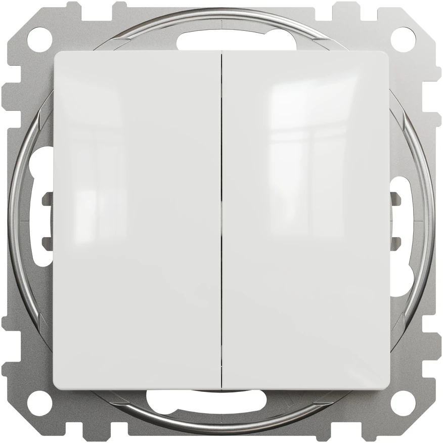 Perjungiklis Schneider Electric Sedna Design, 2 kl., balta sp.