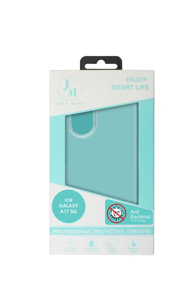 Dėklas Just Must JM ANTI-BACTERIA TPU Galaxy A17 permatomas