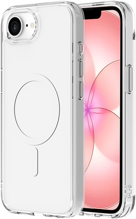 Dėklas Just Must JM Crystal with magsafe for iPhone 16e/17e Clear
