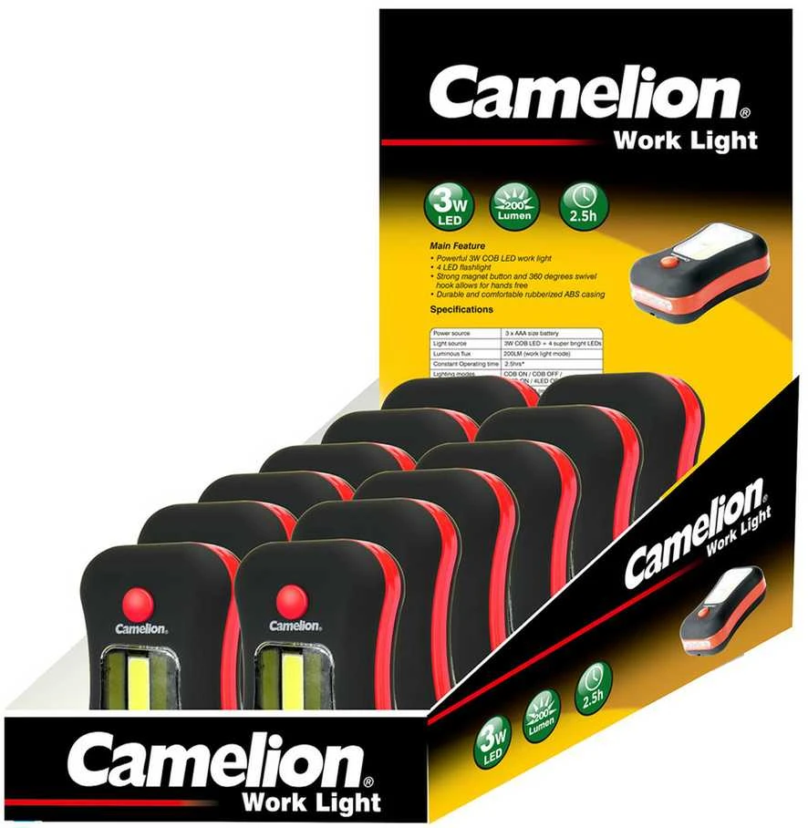 ŽIBINTUV CAMELION 3W 2IN1 3W COB LED