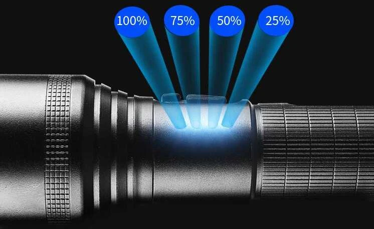 Žibintuvėlis Standart RECHAR LED FLASHL SD-6042 10W 800LM USB