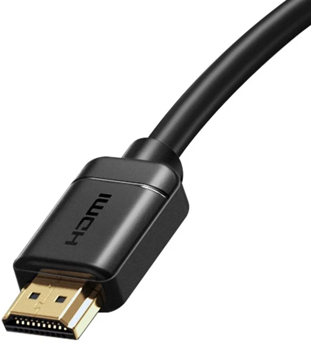 Kabelis Baseus CAKGQ-D01 HDMI Male ,vyriška,, HDMI Male ,vyriška,, 5 m, juoda sp.
