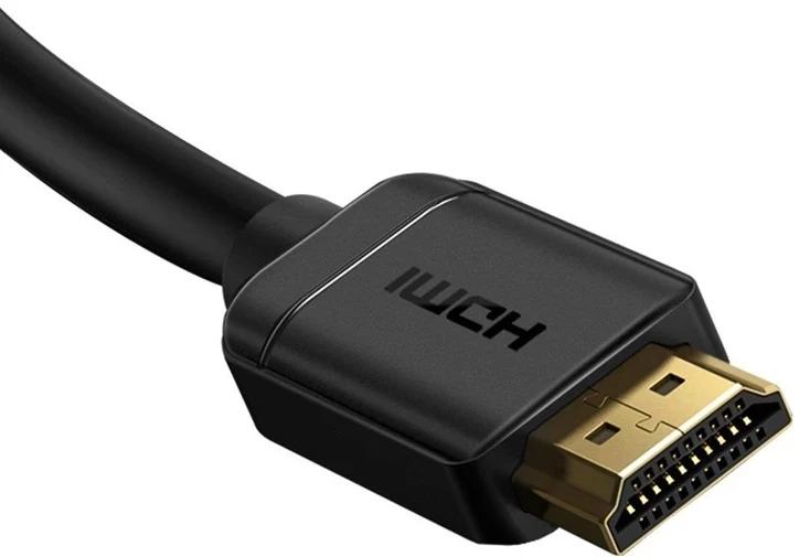 Kabelis Baseus CAKGQ-D01 HDMI Male ,vyriška,, HDMI Male ,vyriška,, 5 m, juoda sp.