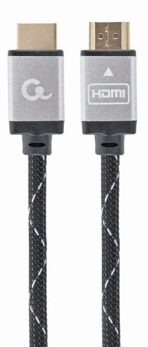Kabelis Gembird Select Plus 4K UHD 60Hz HDMI Vīrietis, HDMI Vīrietis, 2 m, melna krās.