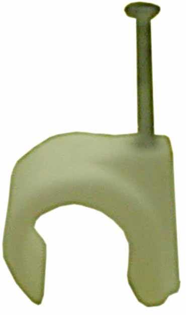 Kabelių laikiklis Baltplast, 14–20 mm, baltos spalvos, 10 vnt.