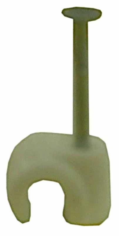 Kabelių laikiklis Baltplast, 3 - 5 mm, baltas, 25 vnt.