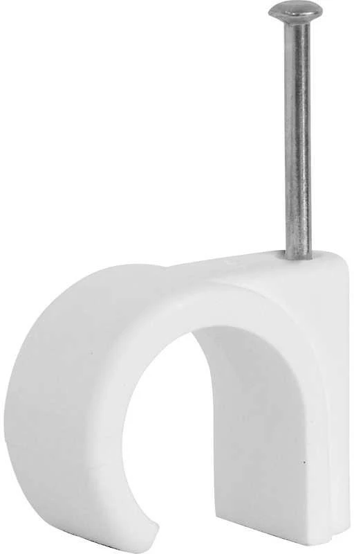 Kabelių laikiklis Baltplast, 4–6 mm, juodos spalvos, 25 vnt.