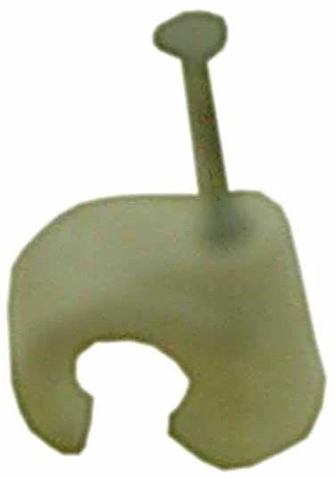 Kabelio laikiklis Baltplast, 5 - 7 mm, balt. spalv., 25 vnt.