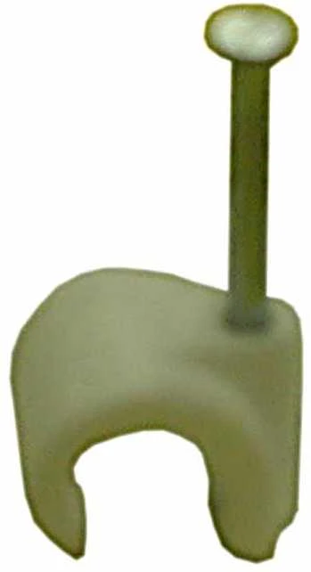 Kabelio laikiklis Baltplast, 8-12 mm, baltas, 25 vnt.