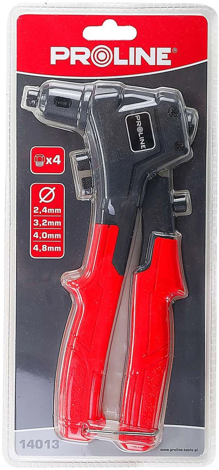 Proline Nitownica Kniedžių kniedžių pistoletas „kompaktiškas“ 2,4–4,8 mm, prolinas