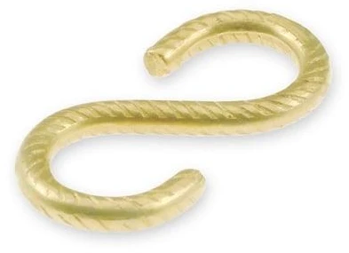 SUKI S-HOOKS 4.0X35 RUST BRASS/ 7PCS