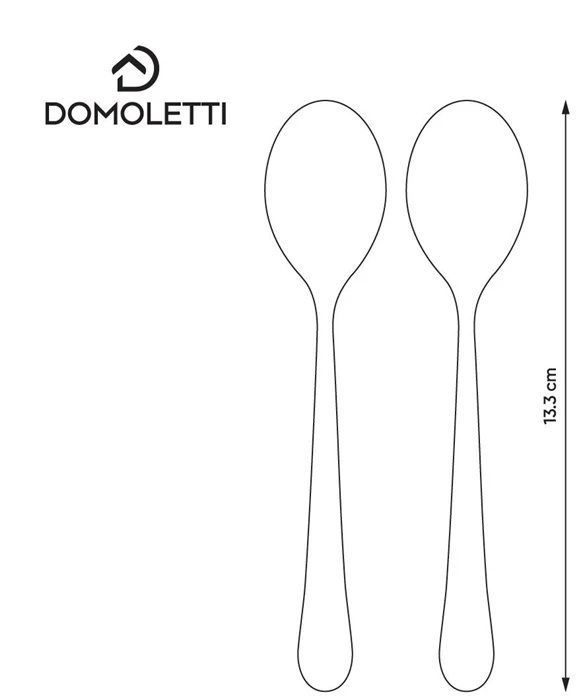 Kavos šaukšteliai Domoletti Segno, 2 vnt.