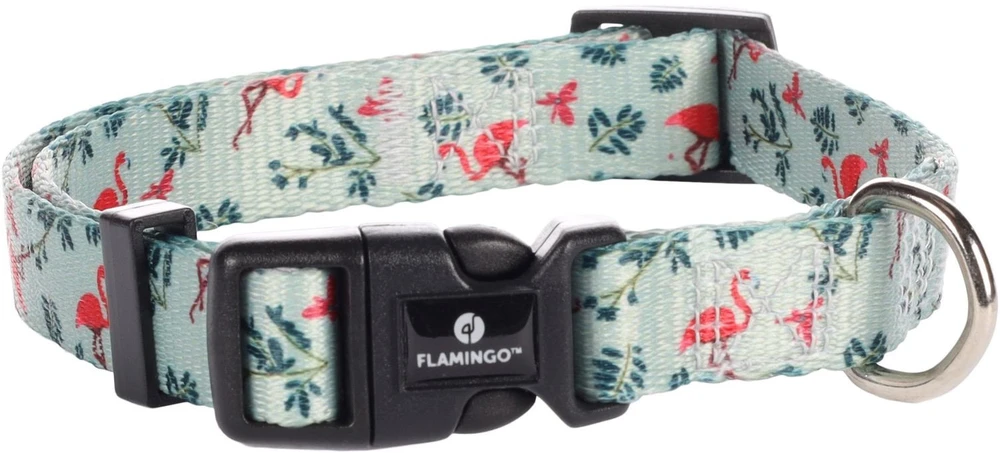 Flamingo antkaklis SAMAR šviesiai žalias XS 20-35CM