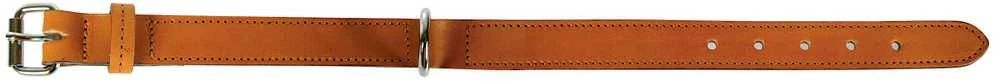 Antkaklis Zolux LEATHER LINED, smėlio ruda, 350 mm x 16 mm