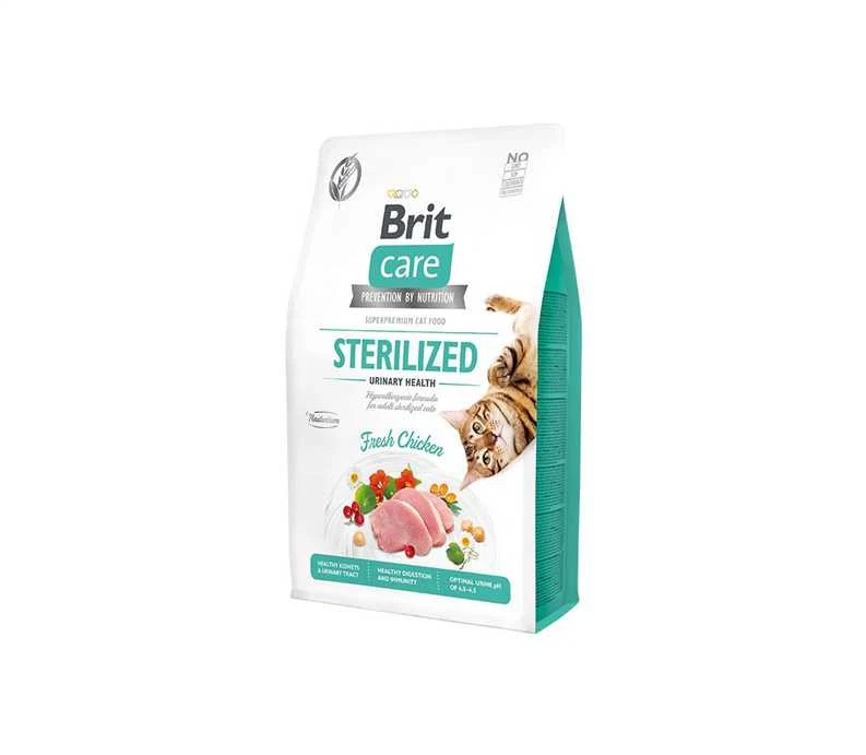 Brit Care Cat GF Sterilizuota šlapimo sveikata (Šviežia vištiena) 0,4kg