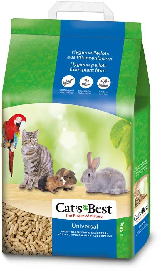 Nezatříděno JRS Petcare GmbH and Co. KG CAT‘S BEST UNIVERSAl natūralus granuliuotas medžio drožlių kraikas,10 l MR