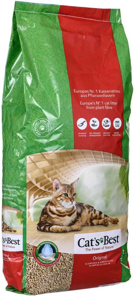 Cats Best OkoPlus Original Natūralus kraikas katėms 40L