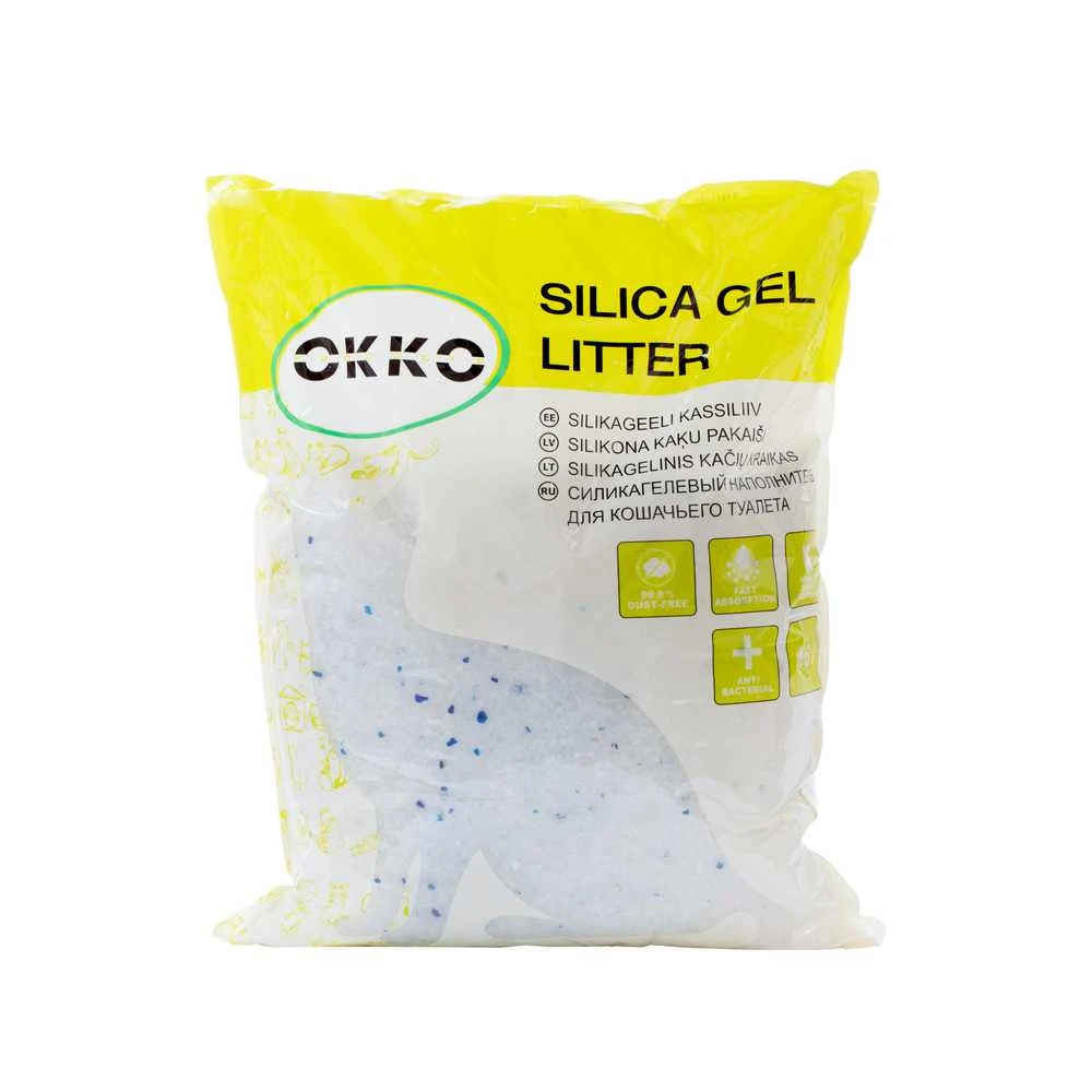 Okko Žalias Cell Kraikas dla kota Žalias Cell SILICA GEL CATLITTER 16L DA574