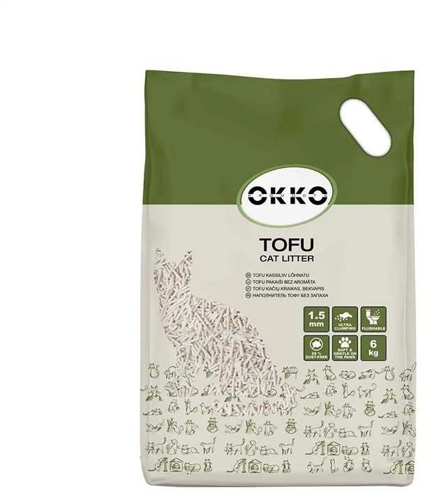 Okko Kraikas dla kota Cat Sand CAT LITTER TOFU ODORLESS 6KG