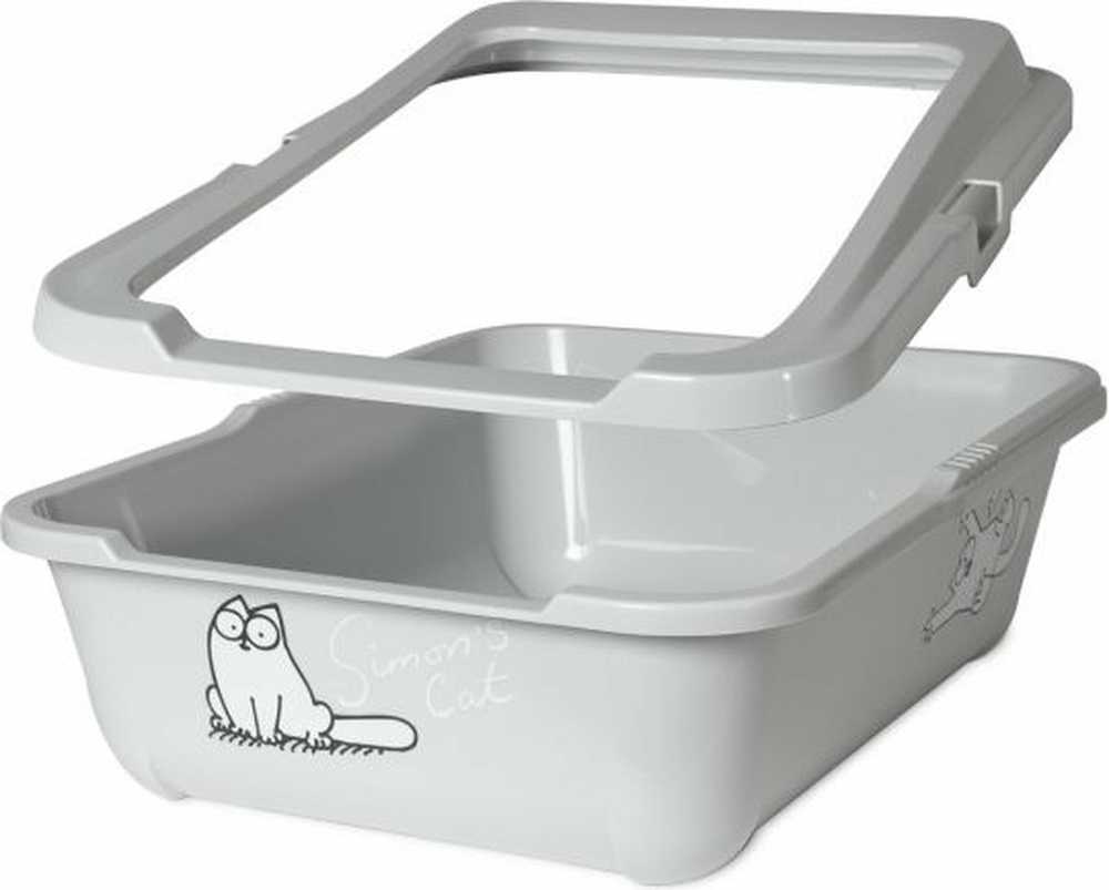 Kačių tualetas su rėmu Karlie Simon's Cat, 43x32x16 cm