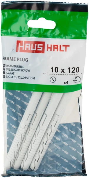Universalūs kaiščiai HAUSHALT W-KPR, 10×120 mm, 4 vnt.