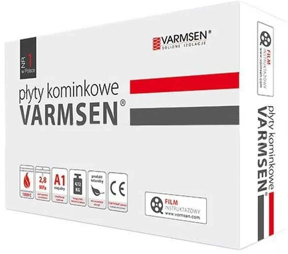Kalcio silikato plokštė Varmsen, 100 cm x 3 cm x 61 cm, pilka sp.