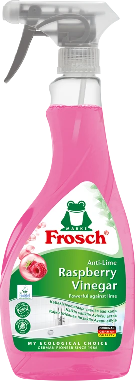 Kalkių valiklis FROSCH su aviečių actu, 500 ml