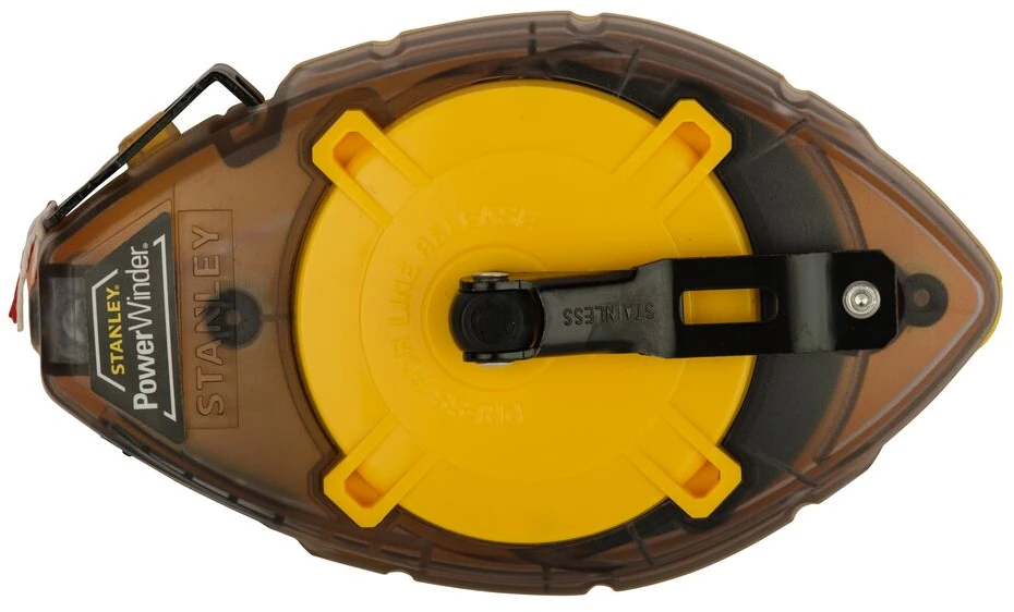 STANLEY SZNUR TRASERSKI POWERWINDER 30m + KREDA + POZIOMNICA SZNURKOWA