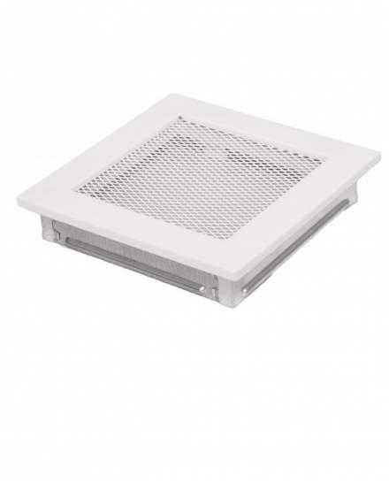 Židinio grotelės Hearth x 17 cm x 17 cm, plienas, balta sp.